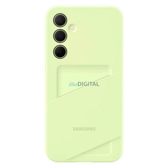 Husa cu slot pentru card Samsung EF-OA356TMEGWW cu slot pentru card pentru Samsung Galaxy A35 - verde