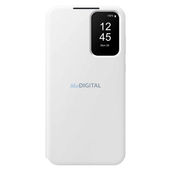 Husă Samsung Smart View Wallet EF-ZA556CWEGWW cu clapă pentru Samsung Galaxy A55 - albă