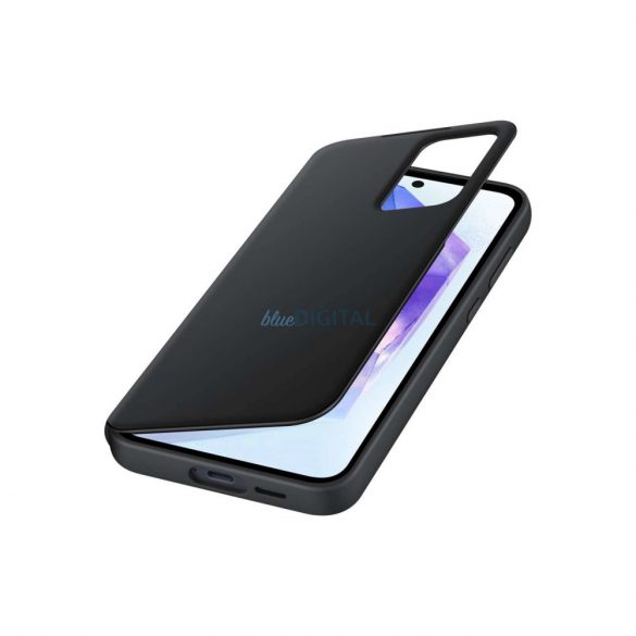 Husă Samsung Smart View Wallet EF-ZA556CBEGWW pentru Samsung Galaxy A55 - neagră