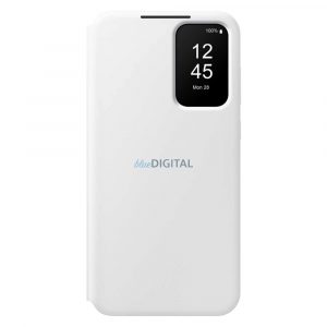 Husă Samsung Smart View Wallet EF-ZA356CWEGWW cu clapă pentru Samsung Galaxy A35 - albă