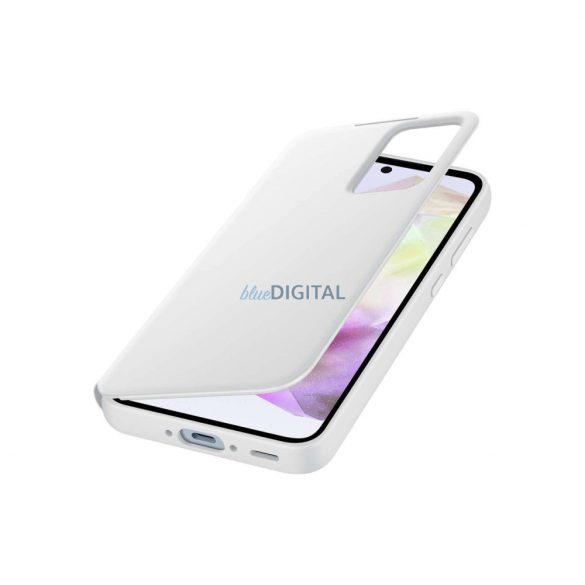 Husă Samsung Smart View Wallet EF-ZA356CWEGWW cu clapă pentru Samsung Galaxy A35 - albă