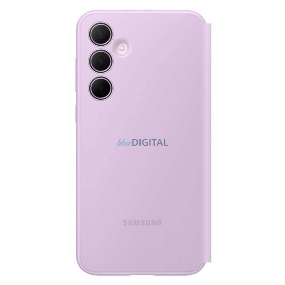 Husă Samsung Smart View Wallet EF-ZA356CVEGWW cu clapă pentru Samsung Galaxy A35 - violet