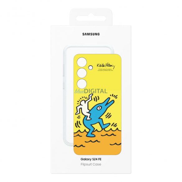 Samsung EF-MS721CYEGWWW Husă Flipsuit pentru Samsung Galaxy S24 FE - galben