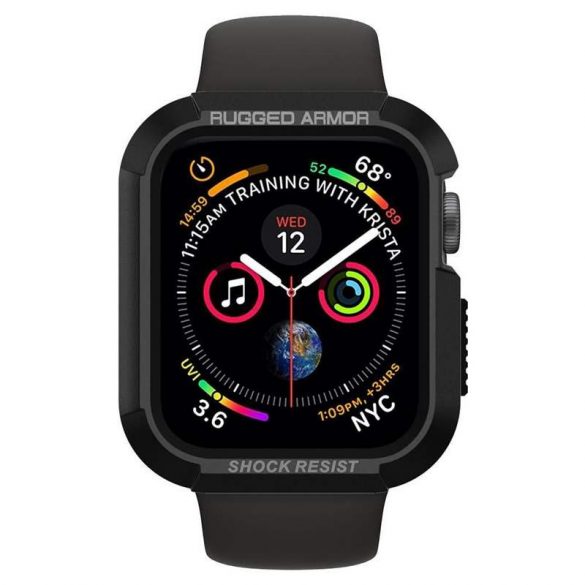 SPIGEN RUGGED ARMOR Apple Watch 4 (44MM) negru husă de protecție pentru ceas