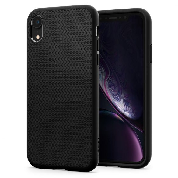 Spigen Liquid Air Phone Husă iPhone XR negru (064CS24872) Phone Husă Phone Husăs