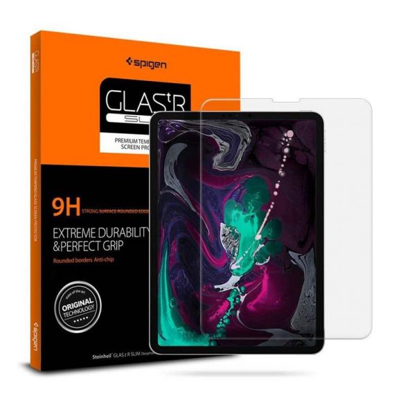 Film sticla securizata SPIGEN GLAS.TR SLIM IPAD PRO 11 2018 folie display film sticla sticla securizata