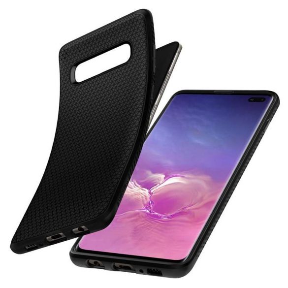 SPIGEN Drip Air GALAXY S10+ PLUS negru mat Samsung Galaxy carcasa telefonului cu carHusă de telefon