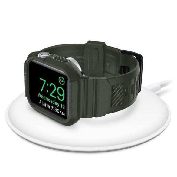 SPIGEN RUGGED armură PRO Apple Watch 4 (44MM) husă de protecție verde militar pentru ceas