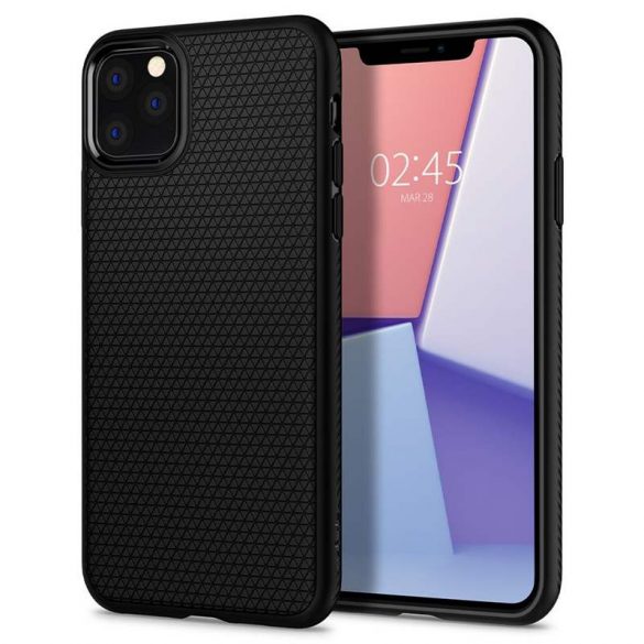 SPIGEN liquid air husă pentru telefon pentru IPHONE 11 Pro, negru mat