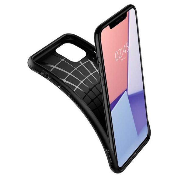 SPIGEN liquid air husă pentru telefon pentru IPHONE 11 Pro, negru mat