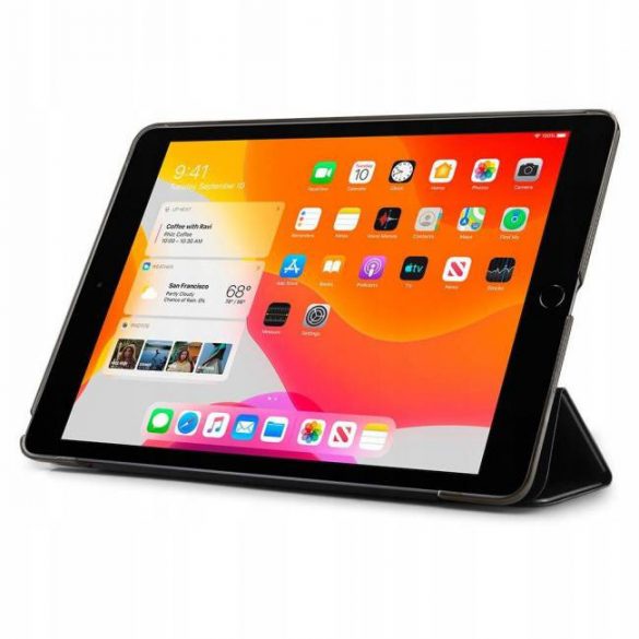 Husă Spigen Smart Fold iPad 10.2 2019 / 2020 / 2021 neagră