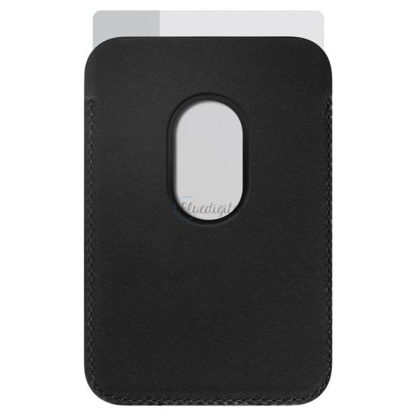 SPIGEN VALENTINUS MAGSAFE UNIVERSAL MAGNETIC CARD HOLDER NEGRU