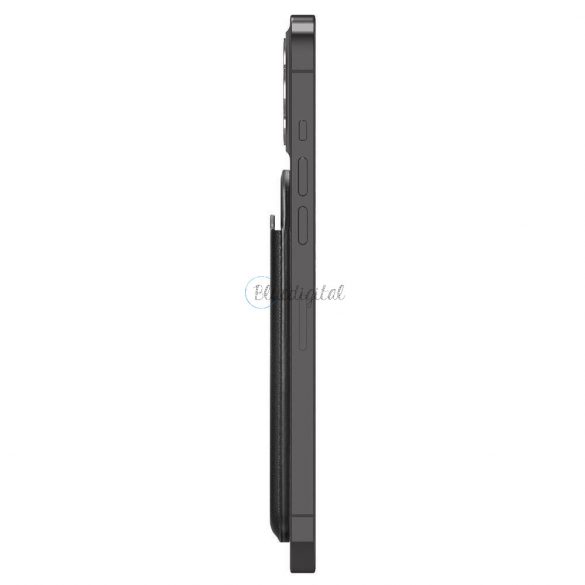 SPIGEN VALENTINUS MAGSAFE UNIVERSAL MAGNETIC CARD HOLDER NEGRU