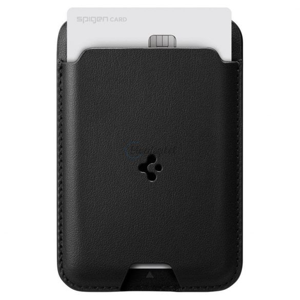 SPIGEN VALENTINUS MAGSAFE UNIVERSAL MAGNETIC CARD HOLDER NEGRU