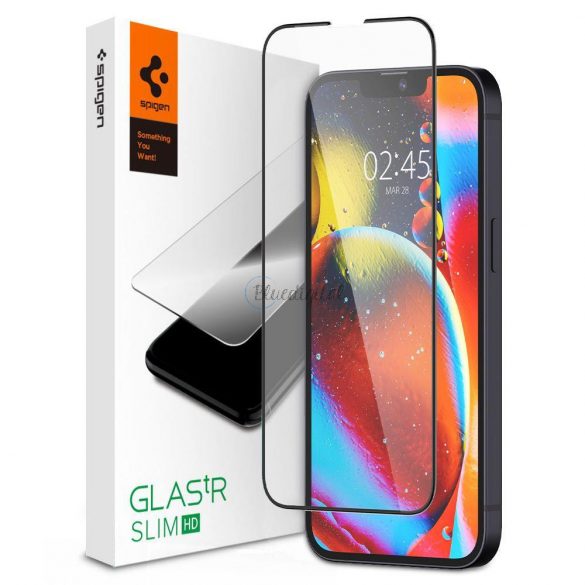 STICLA CALITA Spigen GLASS FC IPHONE 13 PRO MAX / 14 PLUS NEGRU