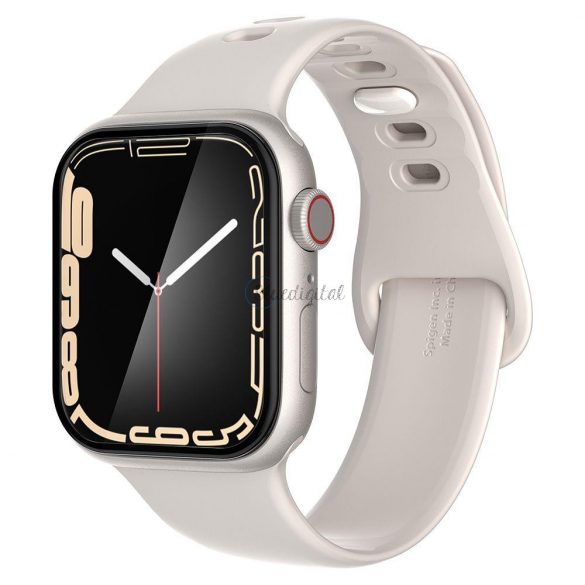 STICLĂ HIBRIDĂ Spigen PROFLEX „EZ FIT” PACK DE 2 Apple Watch 7/8 (45 MM)