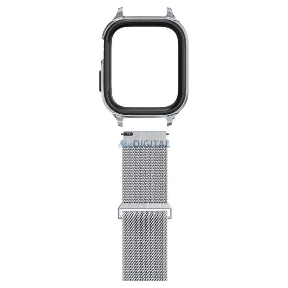 Spigen METAL FIT "PRO" Apple Watch 4 / 5 / 6 / 7 / 8 / 9 / SE (44 / 45 MM) SILVER