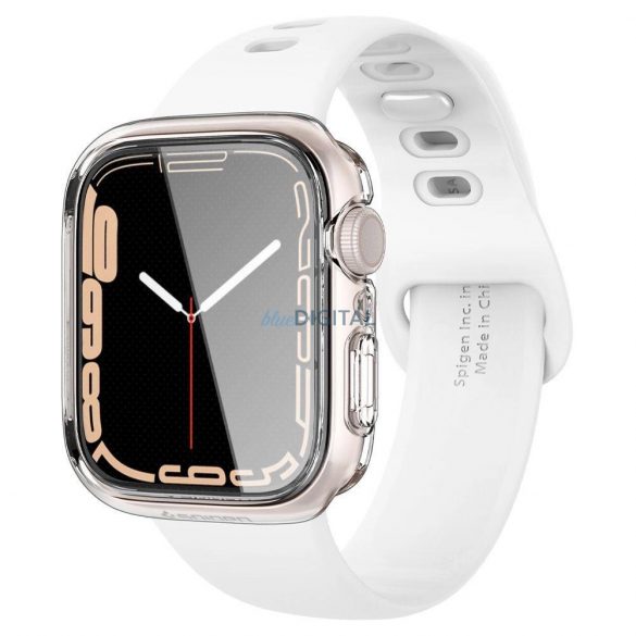 Husa Spigen Ultra Hybrid pentru Apple Watch 7 / 8 / 9 (41 mm) - transparenta