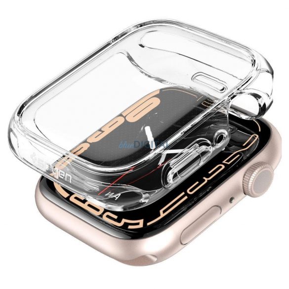 Husa Spigen Ultra Hybrid pentru Apple Watch 7 / 8 / 9 (41 mm) - transparenta