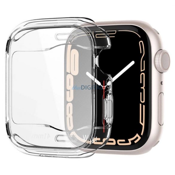 Husa Spigen Ultra Hybrid pentru Apple Watch 7 / 8 / 9 (41 mm) - transparenta