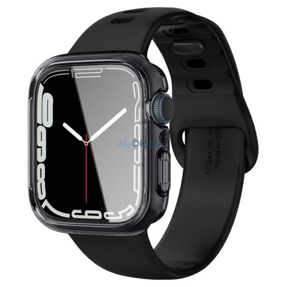 Husa Spigen Ultra Hybrid pentru Apple Watch 7 / 8 / 9 (41 mm) - gri transparent