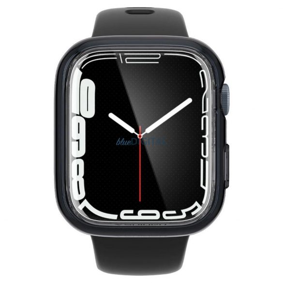 Husa Spigen Ultra Hybrid pentru Apple Watch 7 / 8 / 9 (41 mm) - gri transparent