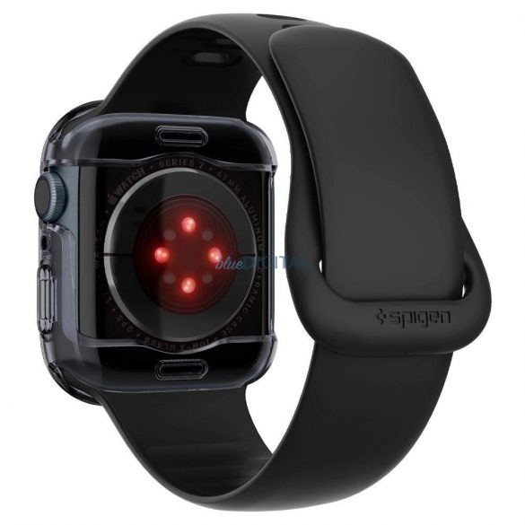 Husa Spigen Ultra Hybrid pentru Apple Watch 7 / 8 / 9 (41 mm) - gri transparent