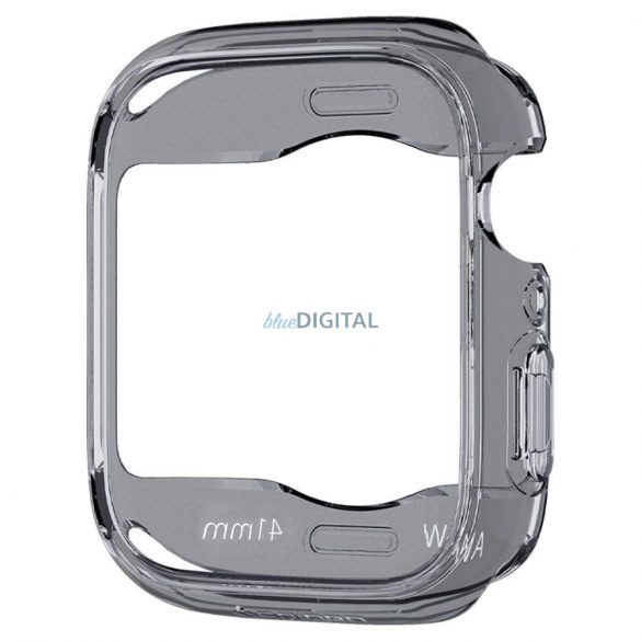 Husa Spigen Ultra Hybrid pentru Apple Watch 7 / 8 / 9 (41 mm) - gri transparent