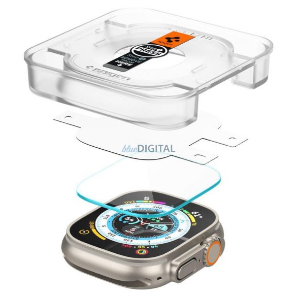 sticlă TEMPERAT Spigen GLAS.TR "EZ FIT" 2-PACK Apple Watch ULTRA (49 MM) CLEAR