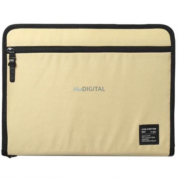 Husă universală Ringke Smart Zip Pouch pentru laptop, tabletă (până la 13 ''), suport, geantă, organizator, bej