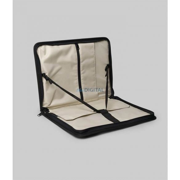 Husă universală Ringke Smart Zip Pouch pentru laptop, tabletă (până la 13 ''), suport, geantă, organizator, bej