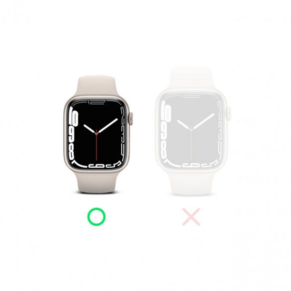 Ringke Bezel Styling Husă Frame Envelope Inel din oțel inoxidabil pentru Apple Watch 7 41mm Silver (AW7-41-09)