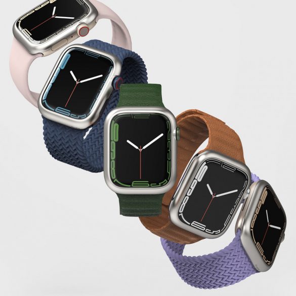 Ringke Bezel Styling Husă Frame Envelope Inel din oțel inoxidabil pentru Apple Watch 7 41mm Silver (AW7-41-09)