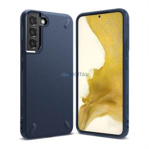 Husa Ringke Onyx Durabil TPU pentru Samsung Galaxy S22 + (S22 Plus) bleumarin