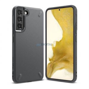 Husă durabilă Ringke Onyx TPU pentru Samsung Galaxy S22 + (S22 Plus) gri