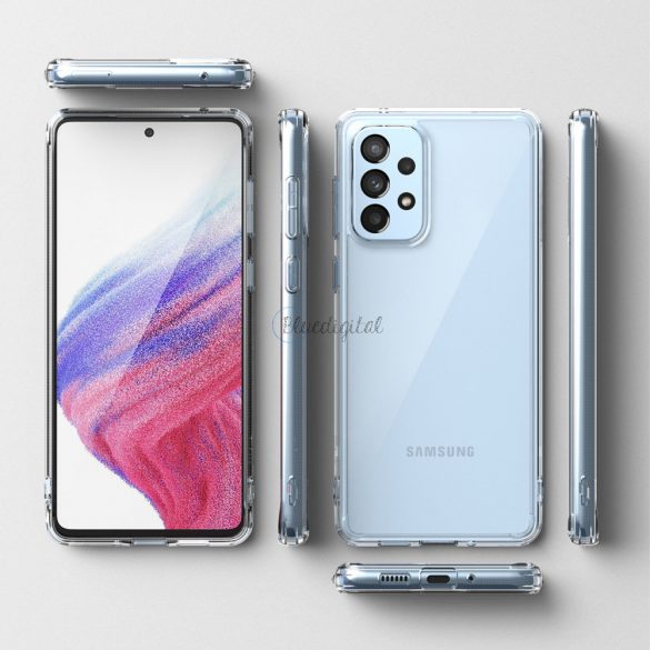 Husa Ringke Fusion TPU cu rama pentru Samsung Galaxy A73 transparenta