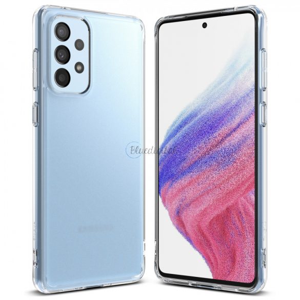 Husa Ringke Fusion Matte din tpu cu cadru pentru samsung galaxy a73 translucid