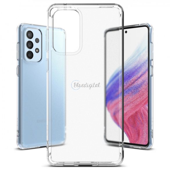 Husa Ringke Fusion Matte din tpu cu cadru pentru samsung galaxy a73 translucid