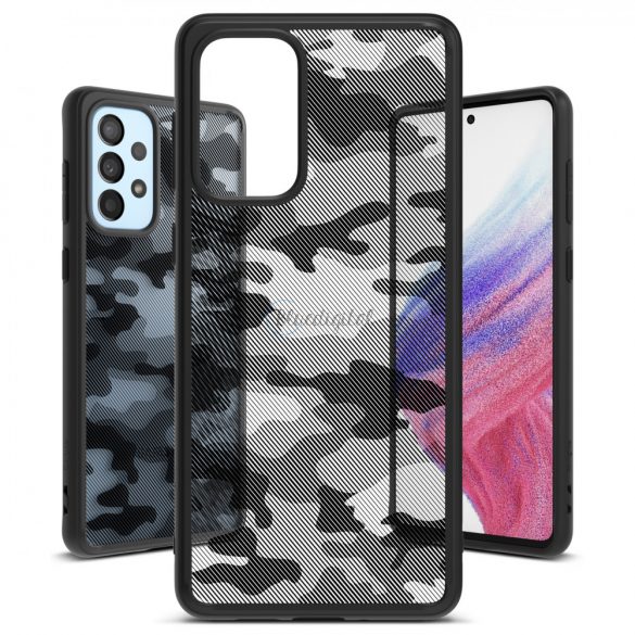 Husa Ringke Fusion Matte din tpu cu rama pentru samsung galaxy a73 neagra