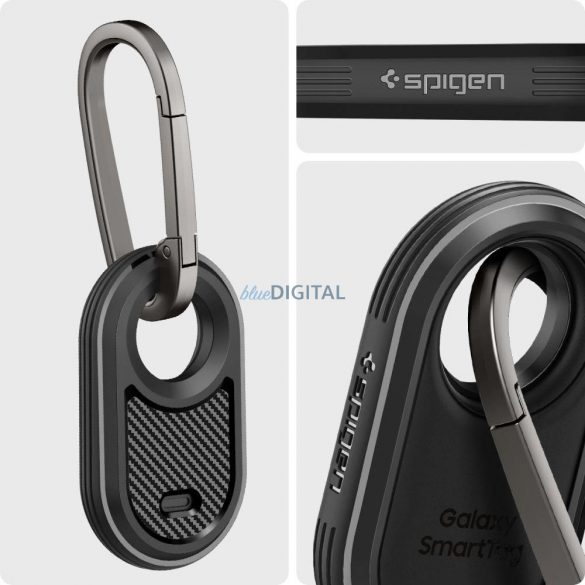 Husă Spigen Rugged Armor pentru Samsung Galaxy SmartTag 2 - negru mat