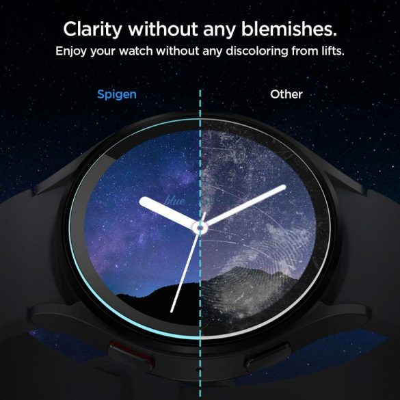 GLAS TEMPERAT Spigen GLAS.TR "EZ-FIT" 2-PACK GALAXY Watch 6 (44 MM) CLEAR