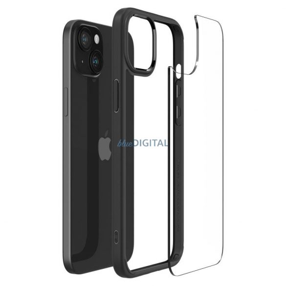 SPIGEN ULTRA HIBRID IPHONE 15 PLUS NEGRU MAT