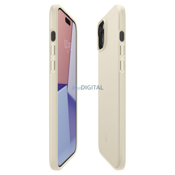 Husa Spigen Thin Fit pentru iPhone 15 - bej