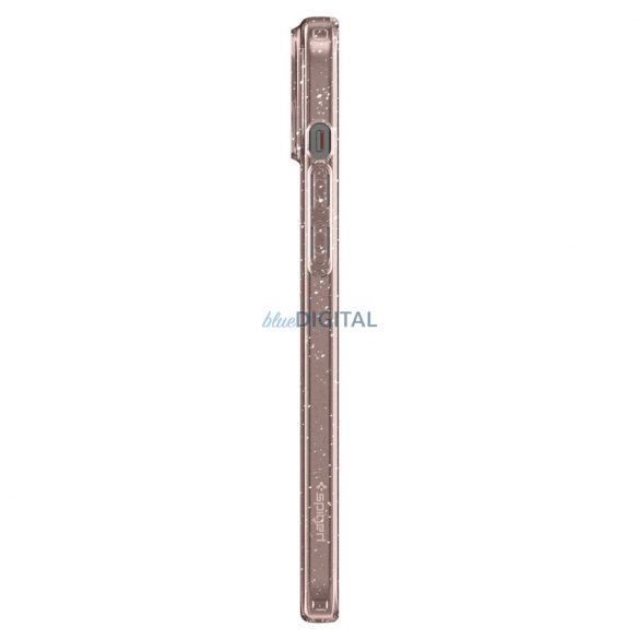 Husa Spigen cu sclipici cu cristale lichide pentru iPhone 15 - roz