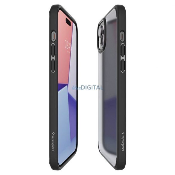 SPIGEN ULTRA HIBRID IPHONE 15 FROST BLACK