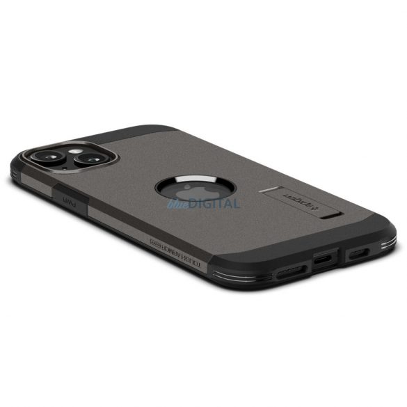 Husa Spigen Tough Armor MagSafe cu suport pentru iPhone 15 - maro