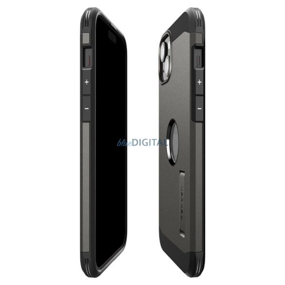 Husa Spigen Tough Armor MagSafe cu suport pentru iPhone 15 - maro