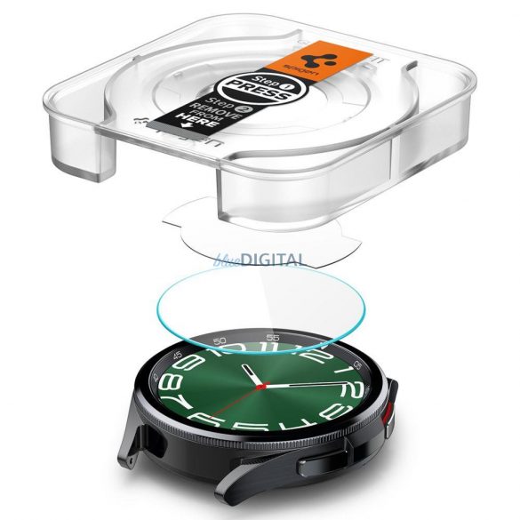 SZKŁO HARTOWANE SPIGEN GLAS.TR „EZ-FIT” PACK DE 2 CEAS GALAXY 6 CLASIC (47 MM) TRANSPARENT