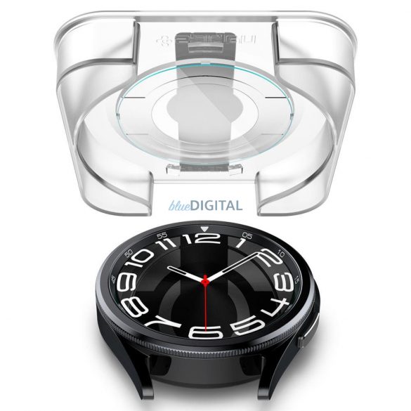 SPIGEN GLAS.TR Folie securizată „EZ-FIT” 2-PACK GALAXY WATCH 6 CLASSIC (43 MM) TRANSPARENT