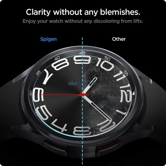 SPIGEN GLAS.TR Folie securizată „EZ-FIT” 2-PACK GALAXY WATCH 6 CLASSIC (43 MM) TRANSPARENT